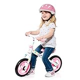 Bicicleta sin Pedales Minibike Molto - sin Casco. con sillín y Manillar Regulables (Rosa)