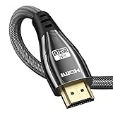 Cable HDMI 2.1 8K 2 Metro, NEWDERY Cable HDMI 2M Macho a Macho 8K@60Hz, 4K@120Hz / 144Hz DSC, Soporte eARC, HDR10+, VRR, Dolby Vision, HDCP 2.2/2.3, Compatible con PS5 / Xbox One X / Fire TV (Negro)