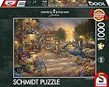 Schmidt Spiele Thomas Kinkade, Amsterdam, 1000 Piezas Puzzle, Multicolor (59917)