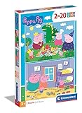 Clementoni - 2 Puzzles infantiles de 20 piezas Peppa Pig, a partir de 3 años (24778)