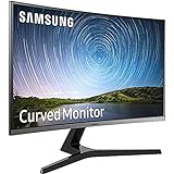 Samsung C27R500 - Monitor Curvo de 27' sin marcos (Full HD, 4 ms, 60 Hz, FreeSync, LED, 16:9, 3000:1, 1800R, 178°, HDMI, Base en V) Gris Oscuro