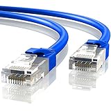 Mr. Tronic 15m Cable de Red Ethernet Latiguillo | CAT6, AWG24, CCA, UTP, RJ45 (15 Metros, Azul)