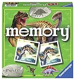 Ravensburger - Memory Dinosaurios, 72 Tarjetas, Juegos de Mesa, 4+ Años
