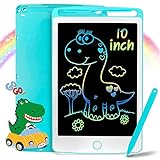 Richgv Tableta de Escritura LCD 10 Pulgadas, Pizarra Magnetica Infantil, Juguetes Regalo Niña Niño de 2 3 4 5 6 Años Niños(Azul)