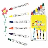 Baker Ross Mini Crayones de Cera (paquete de 8 cajas) para suministros de arte y manualidades para niños y suministros para el aula escolar