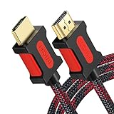 Cable HDMI 4K, SLDXIAN Alta Velocidad Cable HDMI 2.0 18Gbps, Ethernet, 3D, HDR, 2160P, 1080P, ARC Compatible con PS3, PS4, PC, Proyector, HDTV, Xbox (1M)