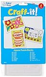 Baker Ross Puzles en blanco que los niños pueden colorear y decorar. Manualidades creativas para niños perfectas para fiestas infantiles (Pack de 6)
