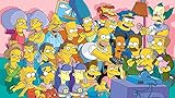 leomuzi Puzzle de 1000 piezas de los Simpsons Watching Impossible rompecabezas para adultos y niños, liberación del estrés para papeles.