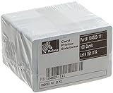 Zebra Technologies Premier PVC Card, Tarjetas de Visita, 30 ml, 5 Packs x 100