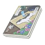 XLKJ Cuaderno de Composición, Cuadernos de Taquigrafía Portada Impresa de Dibujos Animados Japonese, Cuaderno Portátil