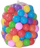 Hua Xin 100 Pelotas , Bolas de Colores Bolas de plastico niños Juguetes para bebés natación Pelotas natación para Niños Piscina