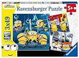 Ravensburger Minions 2 The Rise of Gru Jigsaw Puzzles for Kids Age 5 Years Up - 3x 49 Pieces