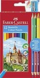 Estuche promoción 12 lápices color hexagonales + 3 lápices bicolor redondos, 18 colores surtidos