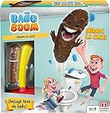 Mattel Games - Baño Boom, Atrapa la Caca, Juego de mesa infantil (FWW30), versiones surtidas