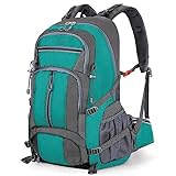 Zeroto 50L Hiking Backpack, ກະເປົ໋າເປ້ກັນນ້ໍາສໍາລັບຜູ້ຊາຍແລະແມ່ຍິງ camping backpack ແລະກະເປົ໋າ breathable ສໍາລັບ camping ຫນັກທີ່ມີລະບົບ suspension ສໍາລັບ camping ນອກ (ສີຂຽວ)