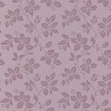 BHF fd68768 'Claremont Rose hojas papel pintado, color morado