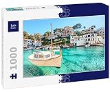 Lais Puzzle Mallorca Cala Figuera Barco España Bahía Balear 1000 Piezas