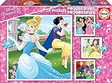Educa - Princesas Disney Conjunto de Puzzles Progresivos, Multicolor (17166)