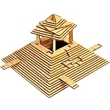 ESC WELT La Pirámide Quest - Caja Rompecabezas de Madera con Compartimentos Ocultos para Adultos - Caja Secreta para Jugar en Familia - Caja Escape Room para Fanáticos de los Rompecabezas