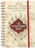 Harry Potter - A5 Spiral Notebook ແຜນທີ່ Marauders