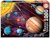 Educa - Sistema Solar Neon Puzzle, 1000 Peces, Multicolor (14461)