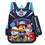 Рюкзак Philoctes Pat Patrol, детский рюкзак с мультяшным принтом, детский рюкзак для детского сада, начальный, темно-синий