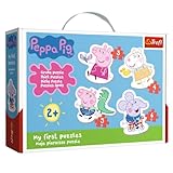 Trefl-Los encantadores Adorable Peppa Pig, de 3 a 6 Piezas, 4 Conjuntos, para niños a Partir de 2 años Puzzle, Color