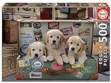 Educa - Cachorros en el Equipaje Puzzle, 500 Piezas, Multicolor (17645)