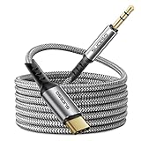 SUCESO Cable USB C a Jack 3.5 mm Tipo C a Jack 3.5mm Macho Adaptador Audio Estéreo Cable Auxiliar para Coche Compatible con Samsung S21/S20/Note20, iPad, Huawei P40/P30, Pixel 3 4 XL, OnePlus - 1.2M