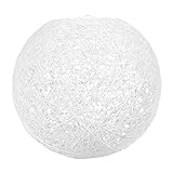 OSTARIA Lámpara colgante con forma de bola, blanca, 20 x 19 x 20 cm