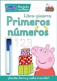 Primeros números (Libro-pizarra) (Aprendo con Peppa Pig): ¡Escribe, borra y vuelve a escribir!