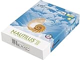 Nautilus 406-WEIS-80-510 - Pack de 500 hojas de papel 100% reciclado, A4, 80 gr