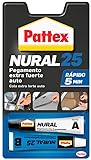 Pattex Nural 25 Pegamento extra fuerte auto, adhesivo resistente para la mayoría de materiales del automóvil, pegamento para coche rápido, 2 x 11 ml