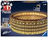 Ravesburger 3D Puzzle, Roman Colosseum Night Edition, 216 ʻāpana, Manaʻo ʻia makahiki 8+, 11148 0