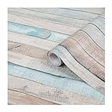 DC-Fix Vinyl Adhesive Furniture River Ocean Wood Effect Self-adhesive Waterproof Decorative for Kitchen, Cupboard, Door, Table Paper Lining Sheets 45 cm x 2 m