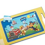 Melissa & Doug Paw Patrol Puzzles magnétiques à emporter, 2 puzzles de 15 pièces avec personnages Paw Patrol, puzzle pour enfants, cadeau pour garçons et filles âgés de 3, 4, 5 et 6 ans