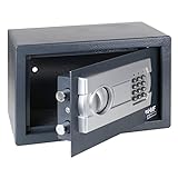 HMF 4612112 Caja fuerte cerradura electrónica 31 x 20 x 20 cm, antracita