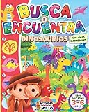 Søg og find dinosaurer Pædagogisk bog for børn 3-6 år: Brætspil med intelligens og opfindsomhed, logiske gåder og gåder Tidsfordriv ... Gavesøgning og find 3, 4, 5, 6 år