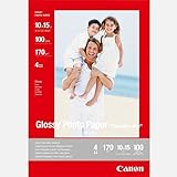 Canon GP-501 - Papel fotográfico con brillo (10 x 15 cm, 100 hojas, uso diario)