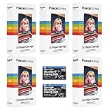 Polaroid Hi-Print - Cartuchos de papel (2 x 3 unidades, 5 unidades, 100 hojas, con dos paños de limpieza de microfibra)