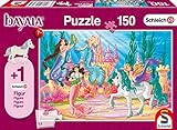 Schmidt Spiele- Schleich - Puzzle Infantil (150 Piezas), diseño de Castillo de Meamare de Bayala, Color carbón (56303)
