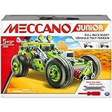 MECCANO Junior, Kit de construcción de Modelo Steam de Buggy con Motor de fricción Deluxe 3 en 1, para niños a Partir de 5 años, Color Grey (Spin Master 6055133)