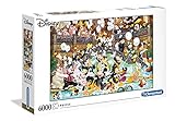Clementoni - Puzzle 6000 piezas Disney, Gala Disney con personajes, Puzzle adulto (36525)