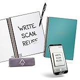 Rocketbook Fusion Cuaderno Inteligente - Reutilizable Digital Libreta A5 Bloc De Notas To Do List Planificador Semanal & Mensual, 7 Estilos, Gadgets Tecnologicos Frixion Pilot Borrable Incluido