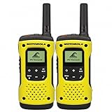 Motorola TLKR T92 H2O PMR - Walkie-Talkie (IP67, Resistente a la Intemperie, Alcance hasta 10 km), Color Negro y Amarillo