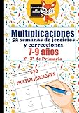 Multiplikationer 7-9 år - 2. - 3. klasse i Primary - 52 ugers øvelser og rettelser - 520 multiplikationer - Calculation Champion: Progressive Notebook (udgaver af kompasset)