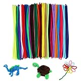 G2PLUS 240PCS Chenilla Tallos Pipe Cleaners Pipe Cleaners, Colores Limpiapipas Manualidades 6 mm * 30 cm para Manualidades y Decorar