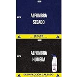OBLITE Alfombra desinfectante + Limpiador Higienizante (x2), Felpudo Desinfectante para Entrada (80 x 60cm)