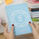 La Mente es Maravillosa - Cuaderno A5 (Si puedes soñarlo, puedes lograrlo) Regalo para amiga con dibujos (Diseño Mandala Azul)