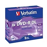 Verbatim 43541 - DVD+R vírgenes (5 Unidades)